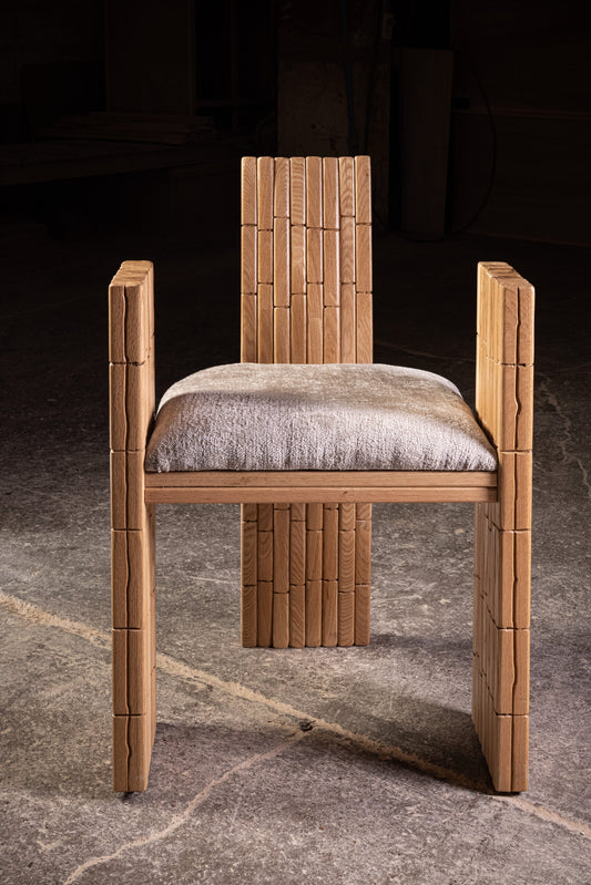 Mr. B Natural Oak Armchair