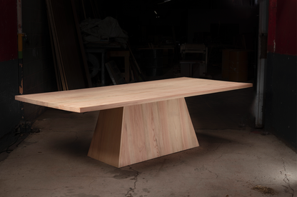 Brutal Natural Red Oak Dining Table