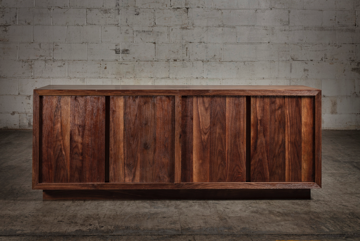 Brutal Walnut Sideboard