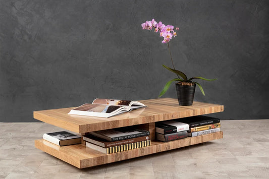 Floating Oak Coffee Table