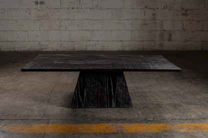 Brutal Single Pedestal Coffee Table