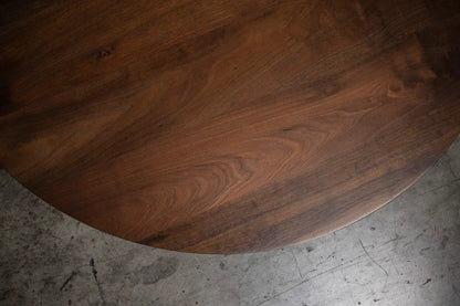 Solid Walnut Round Coffee Table