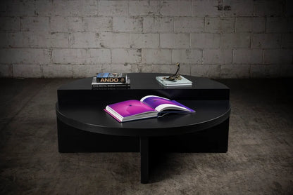 Lacquer Media Luna Coffee Table