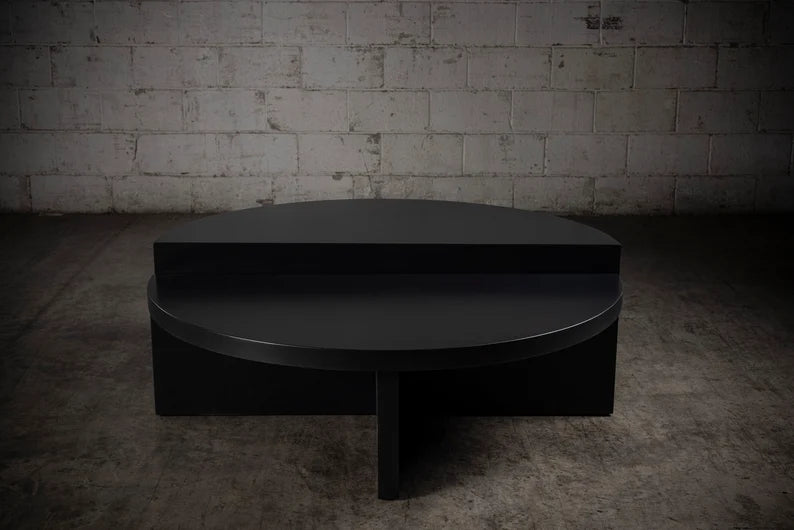 Lacquer Media Luna Coffee Table